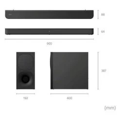 Sony HT-S400 2.1 Channel Soundbar With Wireless Subwoofer (HTS400) -Home Appliance Store 7b70f39f73c5a91222908c1420892cb627aa820418a0e6d6833b4d6c554640e5