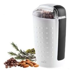 Hauz ACG326 3.5oz 100g Electric Grinder For Coffee Beans Nuts Herbs And Spices - White (ACG326)