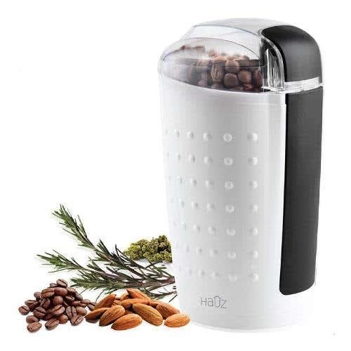 Hauz ACG326 3.5oz 100g Electric Grinder For Coffee Beans Nuts Herbs And Spices - White (ACG326) 3 Hauz ACG326 3.5oz 100g Electric Grinder For Coffee Beans Nuts Herbs And Spices - White (ACG326)