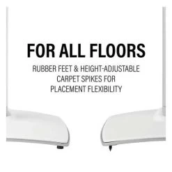 Sanus Height-Adjustable Speaker Stand For Sonos Era 100 - Pair - White (WSSE1A2W2) -Home Appliance Store 8077bfca8c6c5f5180f822081ef395178a945dab7342ca08d5aa5d5bff070ddd
