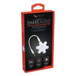 Helix 5-Port Headphone Splitter With 3.5mm Aux Cable (ETHSPL5) -Home Appliance Store 81d35d759c9d556f6c4a21fec6a081f8d92743f2e65fb51e506ee61ed9eb2856