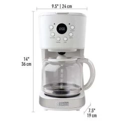 Heritage 12-cup Coffee Maker Ivory/Chrome (76061) -Home Appliance Store 84d0929e17525888c54c9047046ce6a42ac1e02f3c34f0407d57bf0c3dca5431
