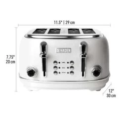 Heritage 4 Slice Toaster Ivory / Chrome (76013) 15 Heritage 4 Slice Toaster Ivory / Chrome (76013) -Home Appliance Store 871281e14c2a880109c7c156b40c96400652969dd5c4394ea4b79e41c2343884