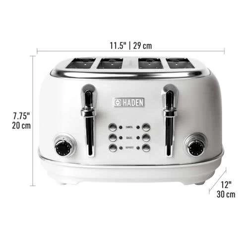 Heritage 4 Slice Toaster Ivory / Chrome (76013) 9 Heritage 4 Slice Toaster Ivory / Chrome (76013) - Image 7