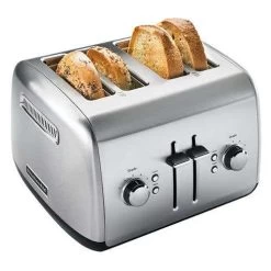 KitchenAid 4-Slice Toaster With Manual High-Lift Lever (KMT4115SX) -Home Appliance Store 8955b96e3c872deb6029f2f6a83e284ae48f966f910615e0521485e48657b362