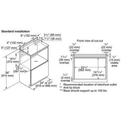Bosch 800 Series 24" Built-In Microwave - Stainless Steel (HMD8451UC) -Home Appliance Store 8bb2d1f6312b4f8b3a8e8f893c786b904a7ee0ec942ae0f94d16ad168ecc59d3