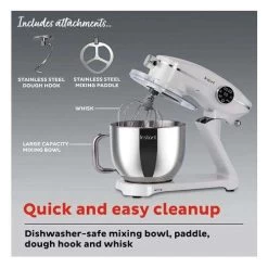 Instant 7.4 Quart Stand Mixer Pro - White (140-1560-01) -Home Appliance Store 8c1d90bcacdcbec2901a7935d70667f77f64f84a4fce0de39a20f5e113778dd5