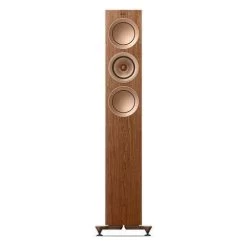 KEF R Series R5 Meta Floor Standing Speaker (Single) - Walnut Brown (R5MWA)