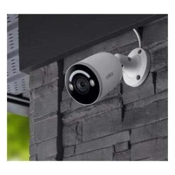 Lorex 4K Smart Security Lighting Deterrence Bullet AI PoE IP Wired Camera - White (E894AB-E) -Home Appliance Store 8ea2726478286e03474e6cda9bd872609a8e10597d2b90856f2c07db88f758e9