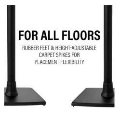 Sanus Speaker Stand For Sonos Era 100 - Black (WSSE11B2) -Home Appliance Store 8fcd06ae1e2890e637f534320c95155dc29b97a9734cca987733c6fb6da8ba28