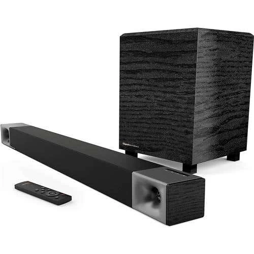 Klipsch Cinema 400 2.1 Channel Bluetooth Soundbar And Wireless 8" Subwoofer (CINEMA400) 3 Klipsch Cinema 400 2.1 Channel Bluetooth Soundbar And Wireless 8" Subwoofer (CINEMA400)