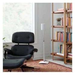 Sanus Height-Adjustable Speaker Stand For Sonos Era 100 - Pair - White (WSSE1A2W2) -Home Appliance Store 9303b655085c351f9a2136ef6bf197eb91764589ccecc409b07e04da5b393eba