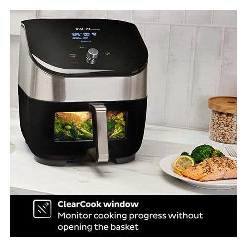 Instant Pot Vortex Plus 6-quart Air Fryer With ClearCook And OdorErase - Stainless Steel (140-3089-02) 5 Instant Pot Vortex Plus 6-quart Air Fryer With ClearCook And OdorErase - Stainless Steel (140-3089-02) - Image 3
