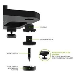 Kanto SX22 22" Tall Fillable Speaker Stands With Isolation Feet - Pair, Black (KASX22) -Home Appliance Store 96e70b465c21b9f2d13d77ad1e24f722c9888bc8dd9061f92c36cf2b39dad079