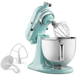 KitchenAid Artisan Series 5 Quart Tilt-Head Stand Mixer - Aqua Sky (KSM150PSAQ) -Home Appliance Store 97c721204930d86e5890f0ce7b41fd5c83f40fa6a9477c945030d8a4796c744d