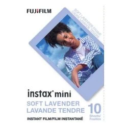 Fujifilm Instax Mini Film - 10 Exposures - Soft Lavender (600023580)