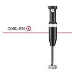 KitchenAid Cordless Variable Speed Hand Blender - Black Matte (KHBBV53BM)