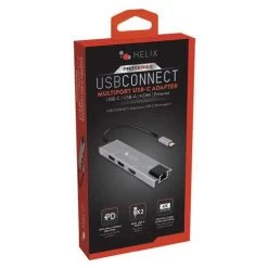 Helix 7-In-1 USB-C Hub Adapter With Dual USB-A Ports (ETHHUB7) -Home Appliance Store 9b3f90258ca131ca8b5fee441b90b58468243e63907f4f47dd8a07bb08e4c54d