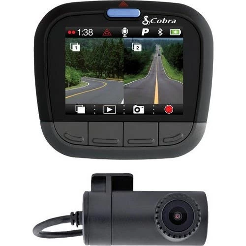 Cobra Dual Channel Dash Camera With Front / Rear Camera And IRadar App Connectivity - Reconditioned (CDR905DBT) 3 Cobra Dual Channel Dash Camera With Front / Rear Camera And IRadar App Connectivity - Reconditioned (CDR905DBT)