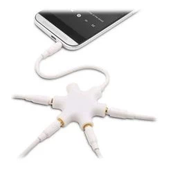 Helix 5-Port Headphone Splitter With 3.5mm Aux Cable (ETHSPL5) -Home Appliance Store 9e68641ad2c90c08135772b66227465b86d243637b89b954a20dfc3e967ddcd3