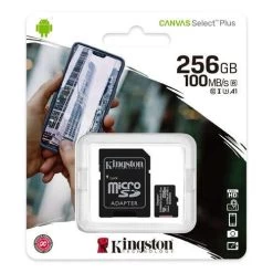 Kingston Canvas Select MicroSD Card - 256 GB (SDCS2/256GBCR) -Home Appliance Store a27d2148aa9ec2f64bd17bd0b5426d82381a4170d0b2a2431968bf30bfe921c4