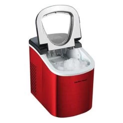 Hamilton Beach Compact Ice Maker Stainless Steel - Red (HBIC3000SSRED) -Home Appliance Store a34db8003283d9a3dbd854daea5224fbe83671c1dcddcd5bb0c16084afbbedea