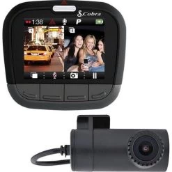 Cobra Dual Channel Dash Camera With Front And Rear Cameras - Reconditioned (CDR895D)