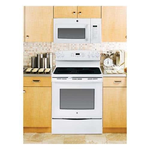 GE 1.6 Cu. Ft. Over-the-Range Microwave Oven - White (JVM2160DMWW) 4 GE 1.6 Cu. Ft. Over-the-Range Microwave Oven - White (JVM2160DMWW) - Image 2