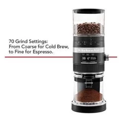 KitchenAid Burr Coffee Grinder - Matte Black (KCG8433BM) -Home Appliance Store acef7fd4401e32eca75fdc504b083ec527e4c32029fb1a14cdd8322b404c9326
