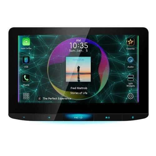 JVC KW-Z1000W Floating 10" Digital Media Receiver With Apple CarPlay And Android Auto (KWZ1000W) 7 JVC KW-Z1000W Floating 10" Digital Media Receiver With Apple CarPlay And Android Auto (KWZ1000W) - Image 5