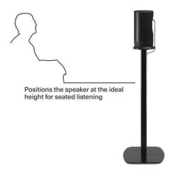 Flexson Floor Stand For Sonos Move - Black (FLXSMFS1051) -Home Appliance Store b65fdf92098621f4a60ca43d689016735cfd015b1ad8b0d1357ddfdc9d76cf71