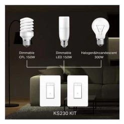 TP-Link KS230 KIT Kasa Smart WiFi Light Switch, 3-Way Dimmer Kit (KS230KIT) -Home Appliance Store b6bd589e6afd1c0ca8c9563e615001ea203e46b62389695d2175b30bcf8d5cb8