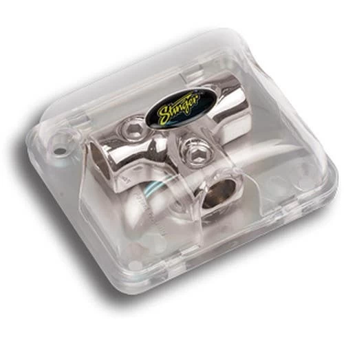 Stinger PRO Series 4 Gauge 1IN/ 2OUT Power Distribution T-Block - Shoc-Krome (SPD511) 3 Stinger PRO Series 4 Gauge 1IN/ 2OUT Power Distribution T-Block - Shoc-Krome (SPD511)