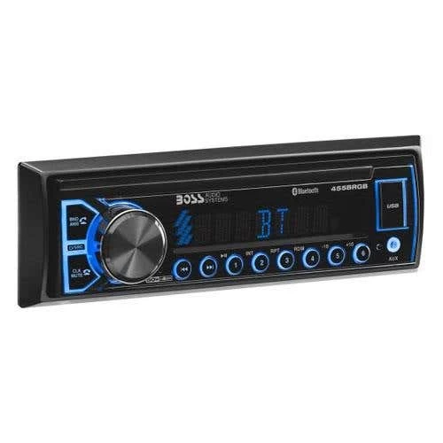 Boss 445BRGB Single-DIN Bluetooth / USB / MP3 / FM / AM Mechless Multimedia Player (455BRGB) 4 Boss 445BRGB Single-DIN Bluetooth / USB / MP3 / FM / AM Mechless Multimedia Player (455BRGB) - Image 2