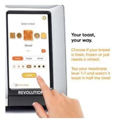 Revolution Cooking InstaGLO Toaster - Silver (R180) -Home Appliance Store c191431b6d875587e74802d564151058188d1eb67fd9c95200a51cf5409329bc