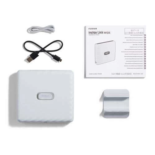 Fujifilm Instax Link Wide Printer - Ash White (600022118) 10 Fujifilm Instax Link Wide Printer - Ash White (600022118) - Image 8