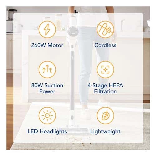 Tineco Pure One X Dual Smart Cordless Stick Vacuum - White (VS100800US) 9 Tineco Pure One X Dual Smart Cordless Stick Vacuum - White (VS100800US) - Image 7