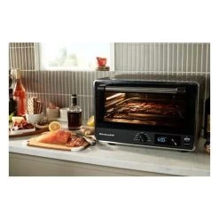 KitchenAid 0.74 Cu.ft. Digital Countertop Oven With Air Fry - Matte Black (KCO124BM) -Home Appliance Store c389edbdd29663549b7f6f8df67d9a58a8cbdeebc2f824e15010d3b593bbef40