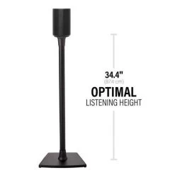 Sanus Speaker Stand For Sonos Era 100 - Black (WSSE11B2) -Home Appliance Store c39feea00317d3467f67d98acd79ff44c0d28ea72d51edb7c969ba0deb13e94f