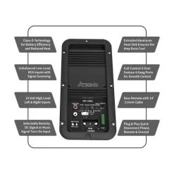 ATrend 300.1SBA 336 Watts RMS At 2 Ohms Class D Enclosed Mono Amplifier For Subwoofer Enclosure (AT3001SBA) -Home Appliance Store c45268668925680af541324d75420df87ebf6962053b250d22cf67fa1ef0a412