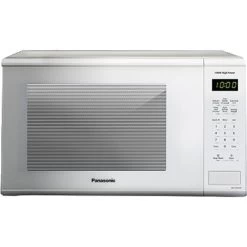 Panasonic 1.3 Cu.ft 1100 W Mid-size Countertop Microwave Oven - White (NNSG656W)