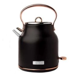 Haden Heritage 1.7 L Kettle - Black / Copper (76041)
