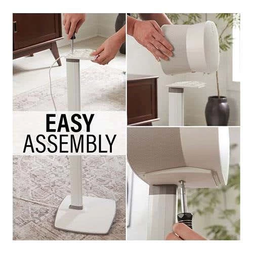 Sanus Speaker Stands For Sonos Era 300 - Pair - White (WSSE32W2) 8 Sanus Speaker Stands For Sonos Era 300 - Pair - White (WSSE32W2) - Image 6