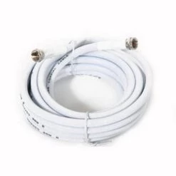 Ultralink 50' RG6 Coaxial Cable With F Connector White (UHRG650C)