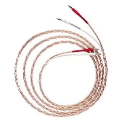 Kimber Kable 4TC 2.5M Speaker Cable - White+Clear - Pair (4TC-2.5M SBAN-SBAN)