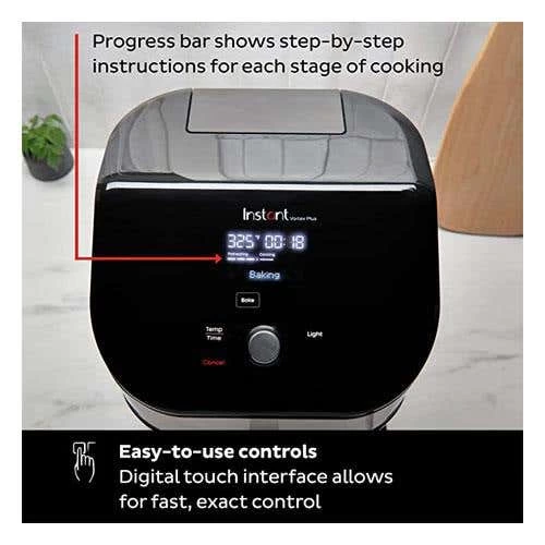 Instant Pot Vortex Plus 6-quart Air Fryer With ClearCook And OdorErase - Stainless Steel (140-3089-02) 8 Instant Pot Vortex Plus 6-quart Air Fryer With ClearCook And OdorErase - Stainless Steel (140-3089-02) - Image 6