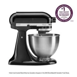 KitchenAid Classic Series 4.5 Quart Tilt-Head Stand Mixer - Onyx Black (K45SSOB)