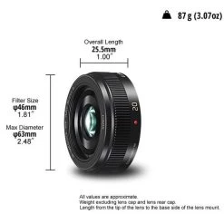 Panasonic Lumix G 20mm F/1.7 II ASPH. Lens (HH020A) -Home Appliance Store d3a0aa91036760cc405d0fb0bf40d48fba4e818c76102a4a65e084ce4497f269