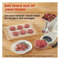 Instant Meat Grinder Accessory Set For Stand Mixer Pro (140-1025-01) -Home Appliance Store d8e24d792e35e2c1655688d05f80e0f5aca22ca5696613267ca2aa407b49b270