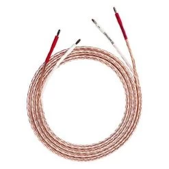 Kimber Kable 8TC 2.5M Speaker Cable - White+Clear - Pair (8TC-2.5M-SBAN-SBAN)